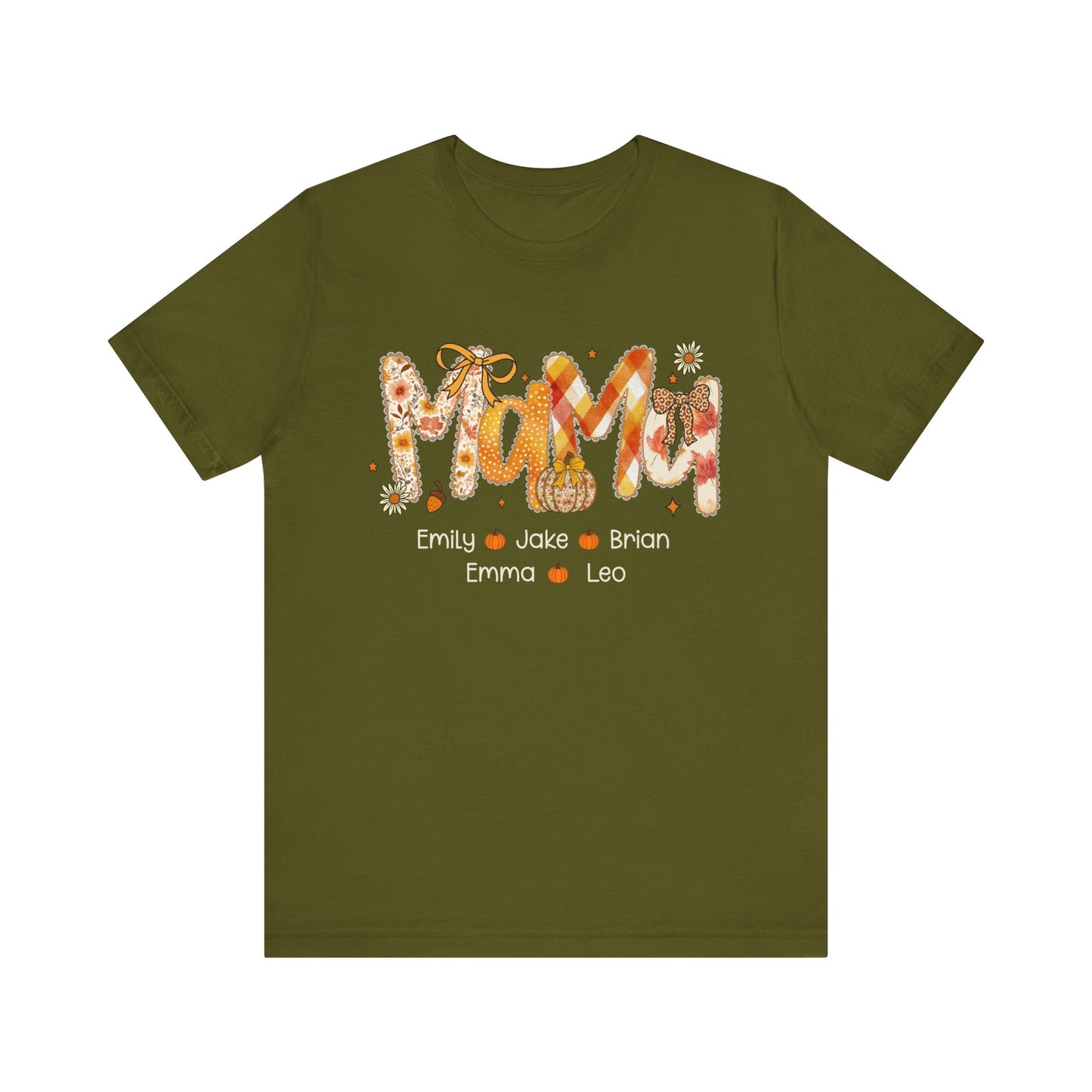 Personalized Mommy Grandma Gigi Thanks Giving T-shirt, Family Gathering Gift, Fall Fashion Top, Custom Name T-Shirt, Gigi Definition Shirt
