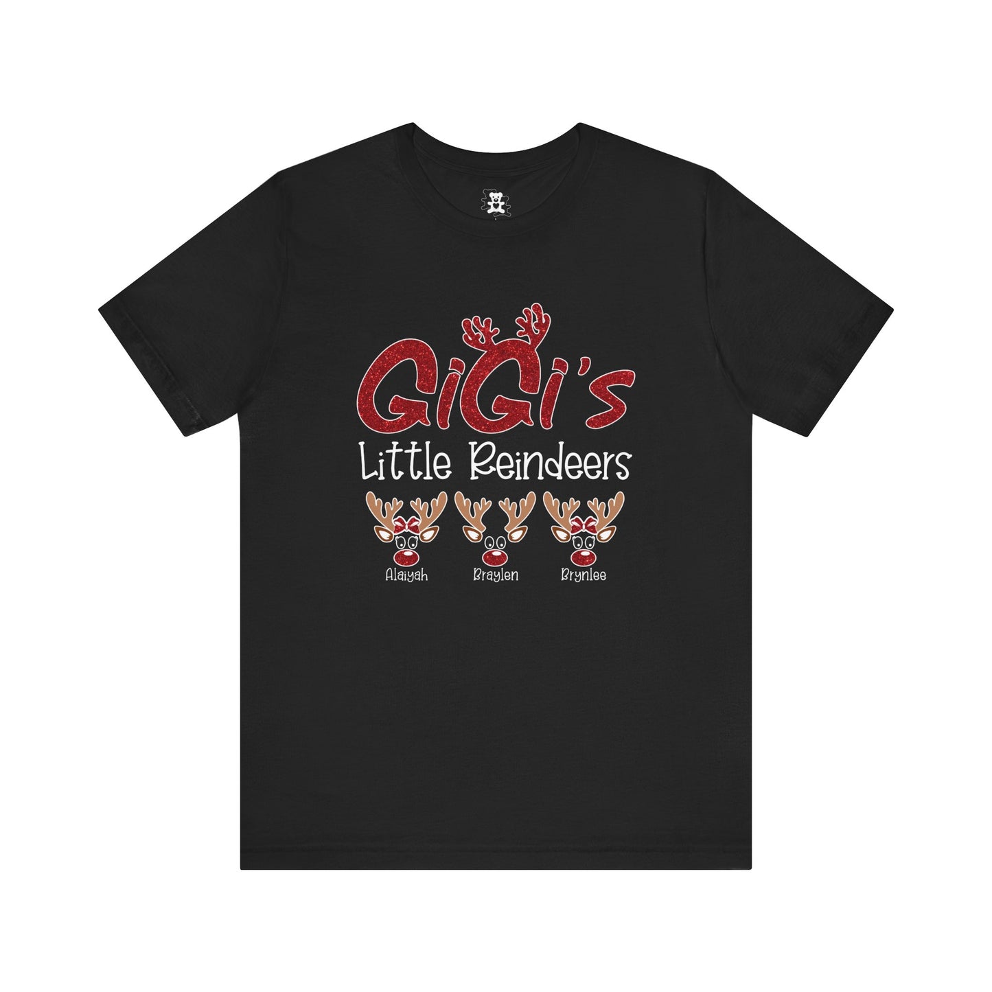 Personalized Family Christmas Tee, Mommy's Little Reindeers Shirt, Holiday Gift for Family