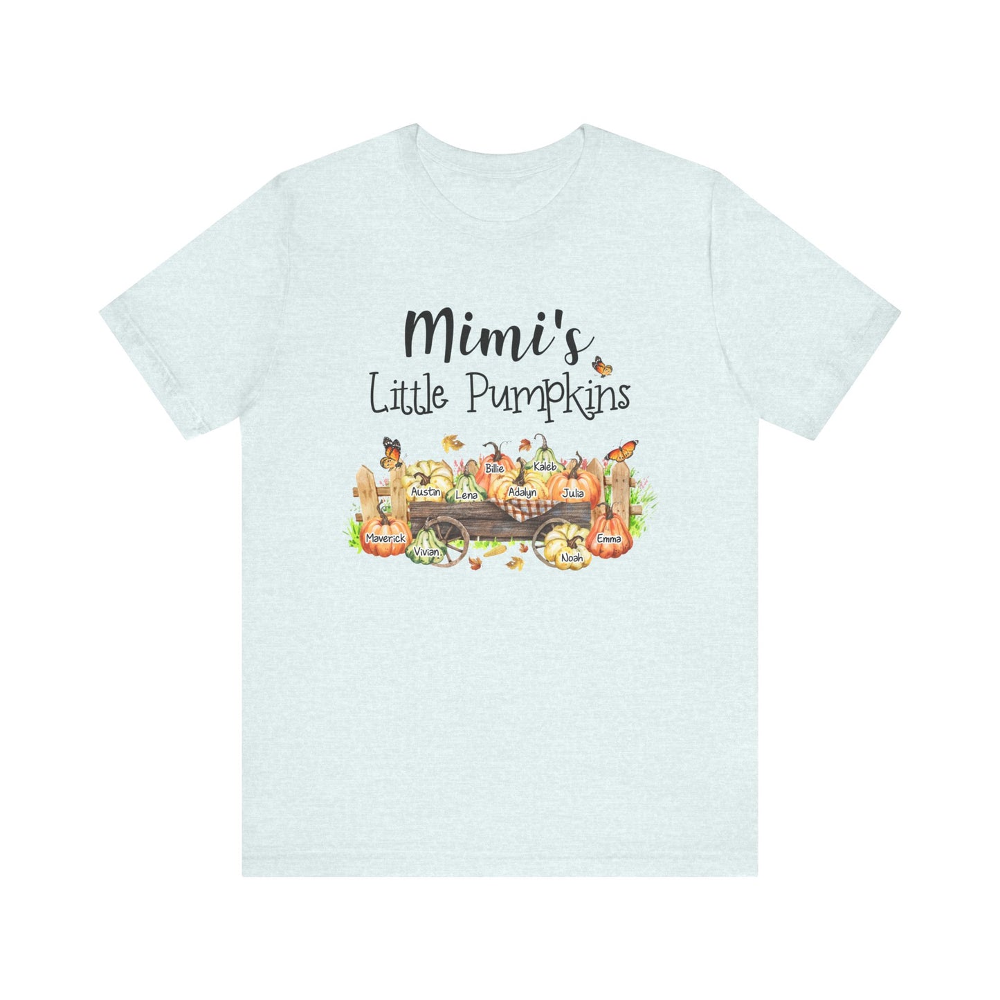 Grandma's Little Pumpkins Tee, Fall T-Shirt, Halloween Shirt, Family Gathering Outfit, Pumpkin Patch Apparel, Cute Autumn Wear