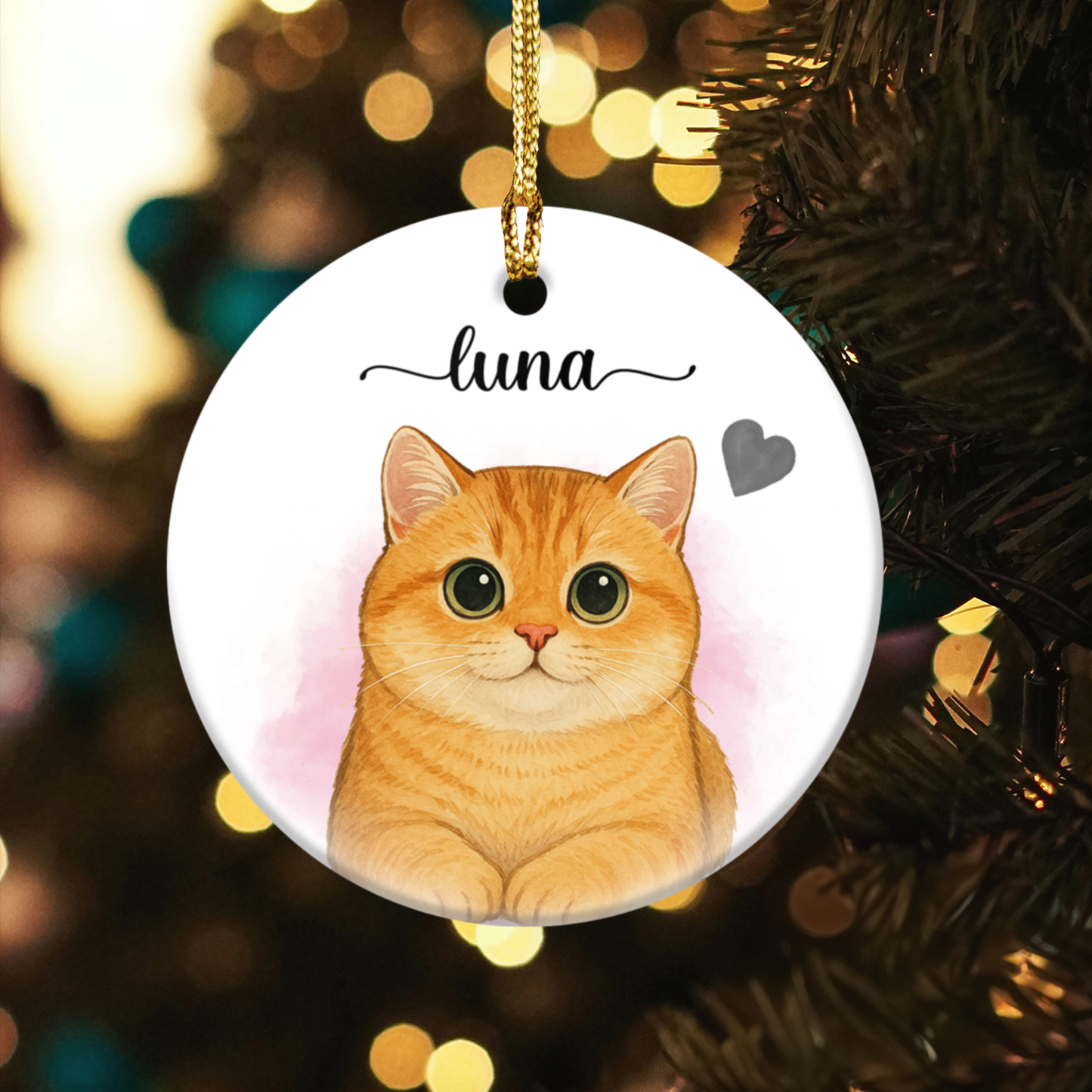 Personalized Pet Ceramic Ornament, Custom Dog Decor, Unique Holiday Gift, Home Decoration, Pet Memorial, Dog Lover Gift
