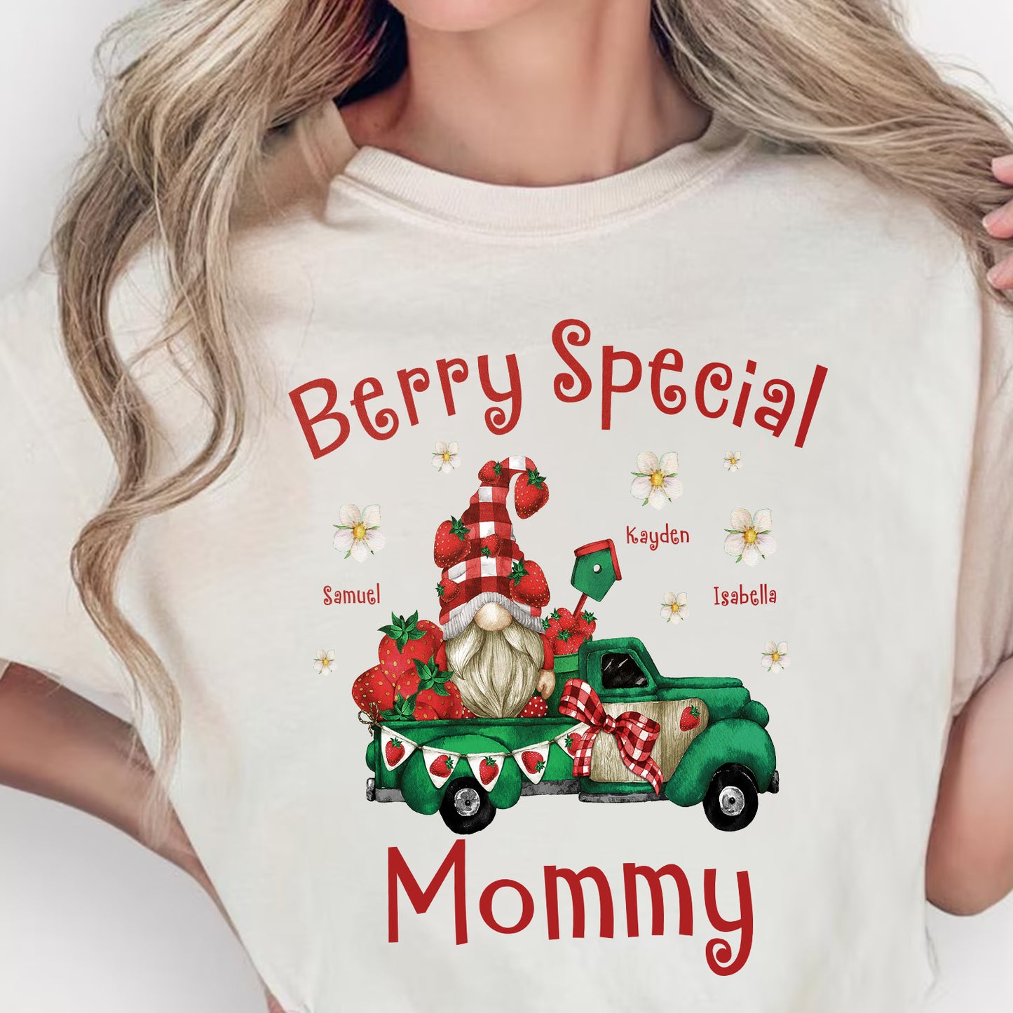 Berry Special Mommy & Grandma Tee, Family Holiday Shirt, Christmas Gift for Mom & Grandma