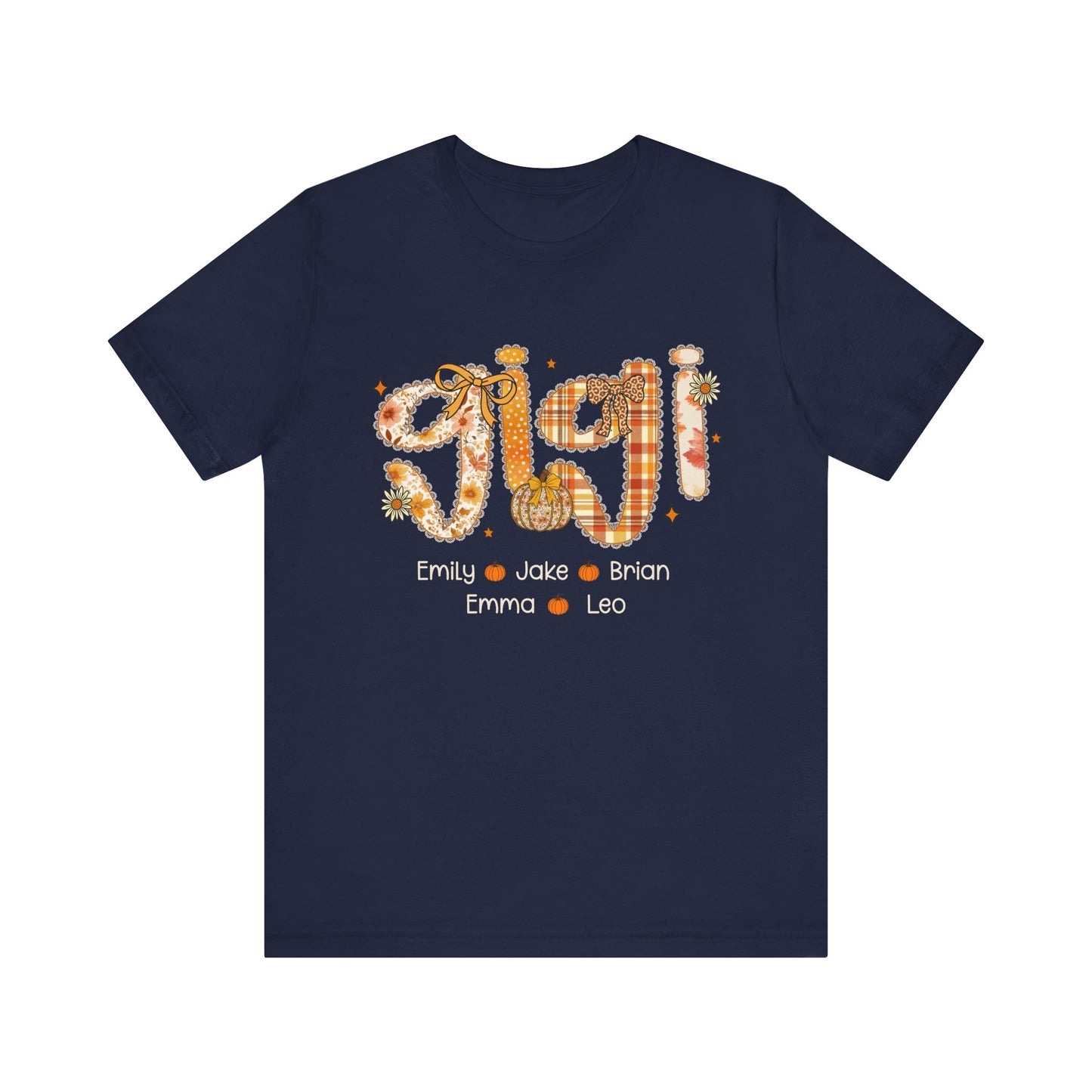 Personalized Mommy Grandma Gigi Thanks Giving T-shirt, Family Gathering Gift, Fall Fashion Top, Custom Name T-Shirt, Gigi Definition Shirt