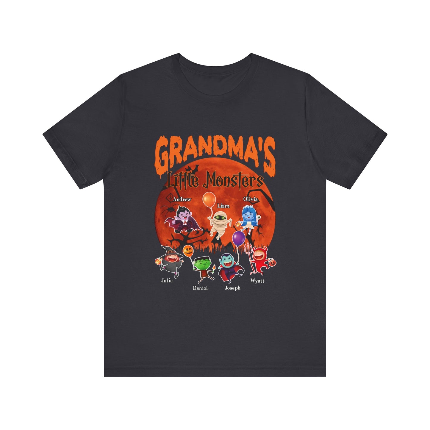 Halloween Family Monster Tee, Fun Gift for Mom & Grandma, Perfect for Halloween Parties, Family Gatherings, Trick or Treat