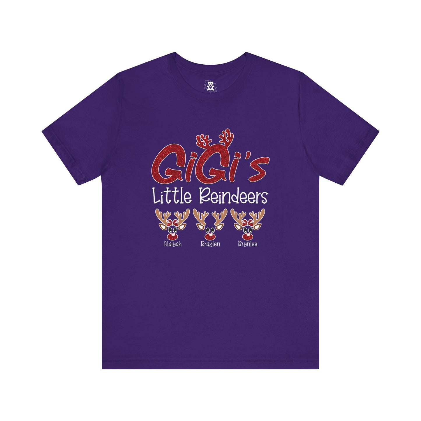 Personalized Family Christmas Tee, Mommy's Little Reindeers Shirt, Holiday Gift for Family