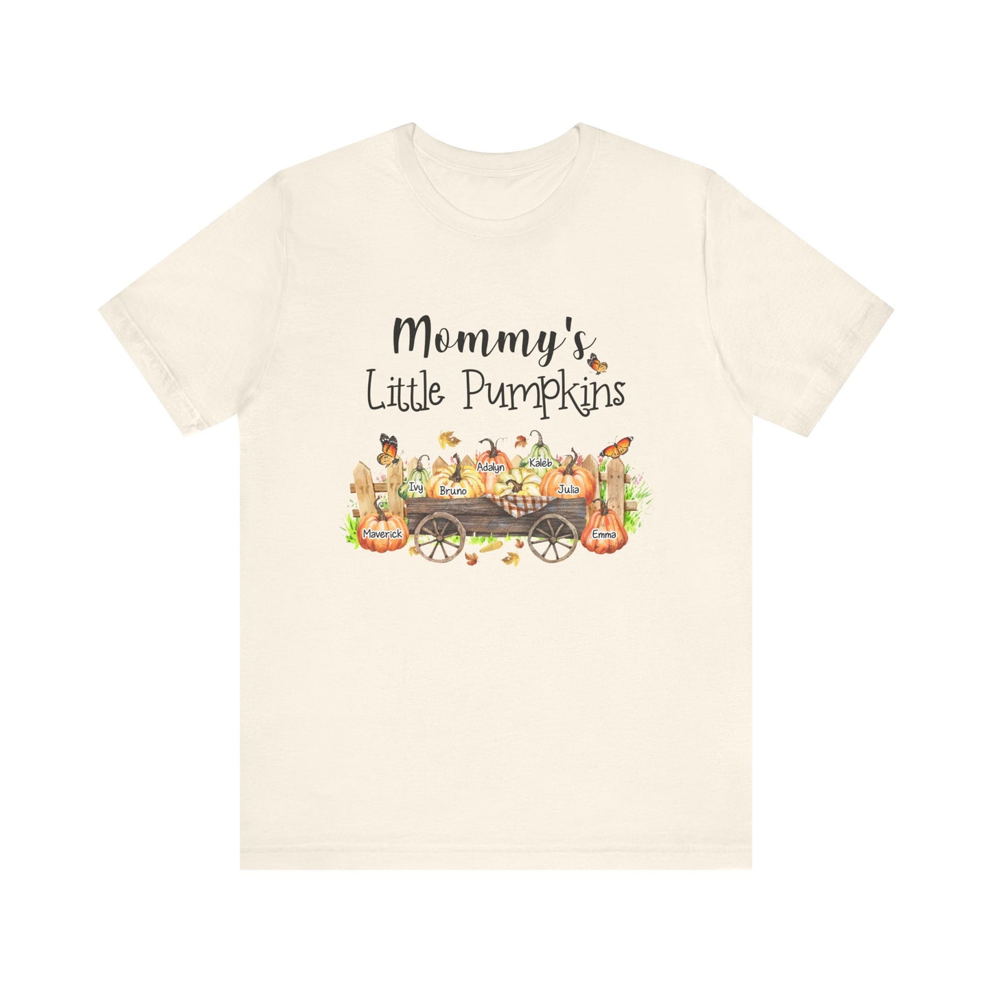 Grandma's Little Pumpkins Tee, Fall T-Shirt, Halloween Shirt, Family Gathering Outfit, Pumpkin Patch Apparel, Cute Autumn Wear