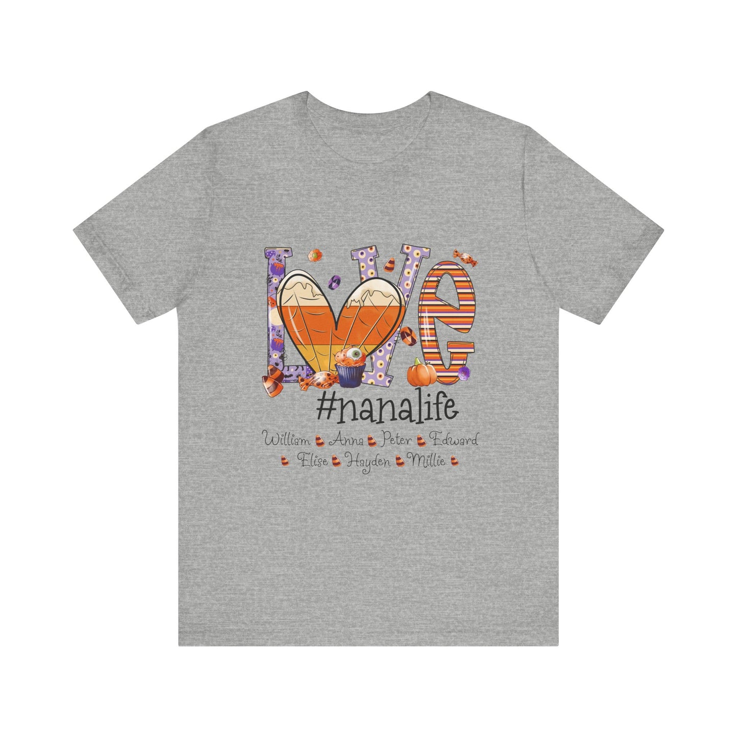 Love #MommyLife T-shirt for Family Celebrations, Perfect Gifts for Mom & Grandma, Autumn Casual Wear, Cozy Season Outfit
