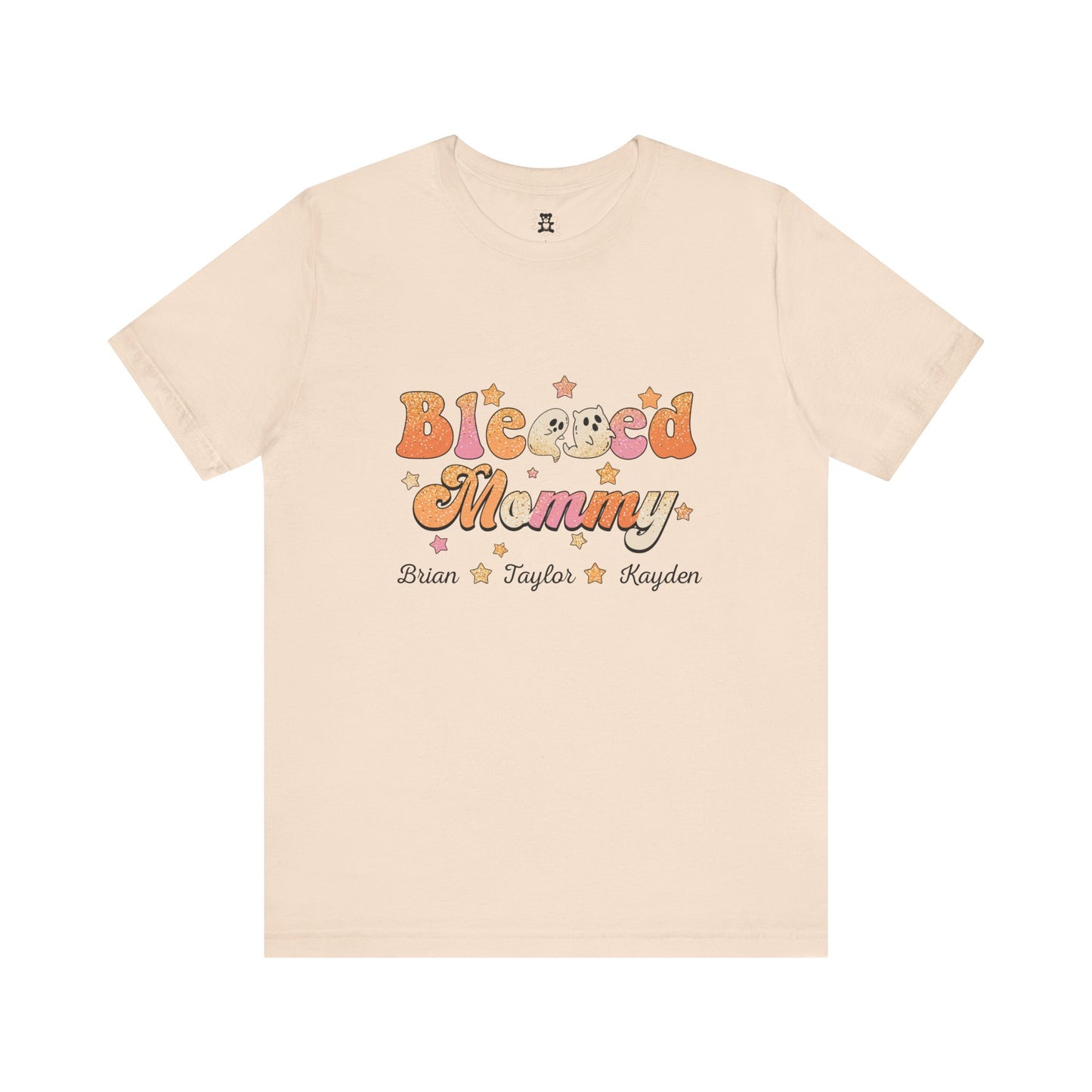 Blessed Nana Customized Grandkid's Names Tee, Personalized Grandparent Gift, Family Reunion Shirt, Cute Nana Apparel, Comfortable Everyday Tee