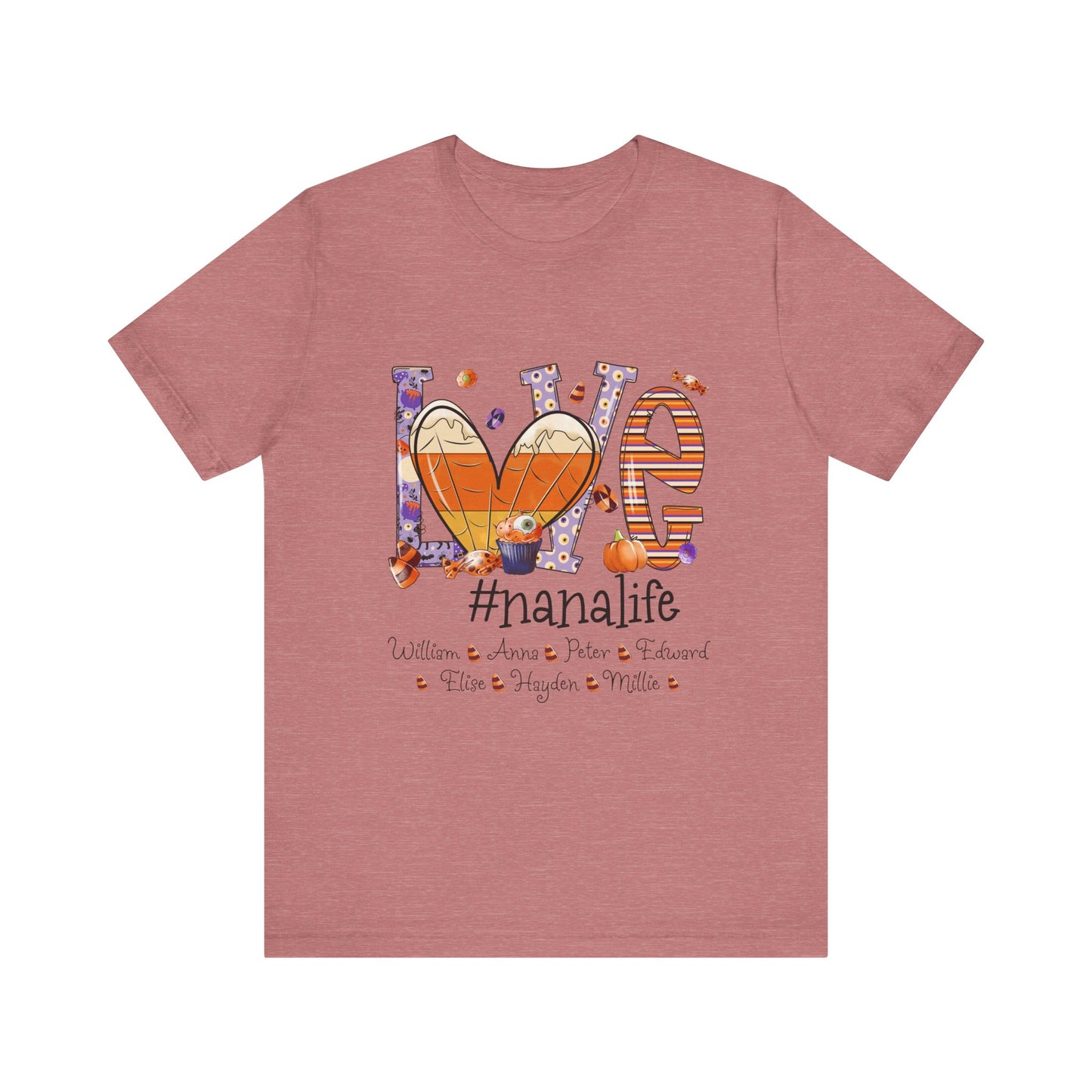 Love #MommyLife T-shirt for Family Celebrations, Perfect Gifts for Mom & Grandma, Autumn Casual Wear, Cozy Season Outfit