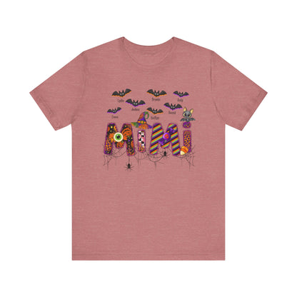 Spooky Season Customized Kid's Name Shirt, Gift for Mom & Grandma, Halloween Themed Tee