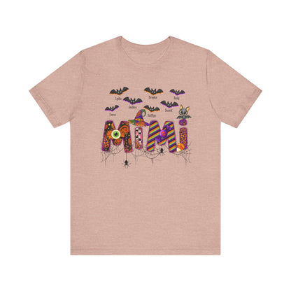 Spooky Season Customized Kid's Name Shirt, Gift for Mom & Grandma, Halloween Themed Tee