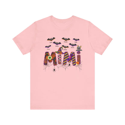 Spooky Season Customized Kid's Name Shirt, Gift for Mom & Grandma, Halloween Themed Tee