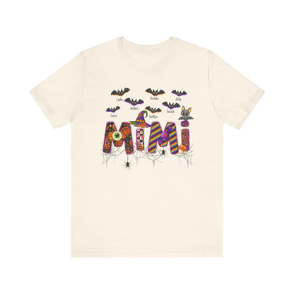 Spooky Season Customized Kid's Name Shirt, Gift for Mom & Grandma, Halloween Themed Tee