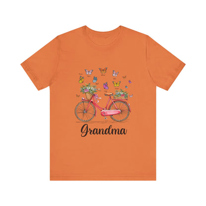 Grandma's Joyful T-shirt - Perfect Gift for Mom & Grandmothers, Mother's Day, Birthday, Floral Design, Casual Wear, Family Gatherings