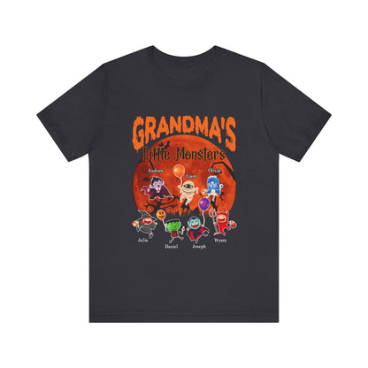 Halloween Family Monster Tee, Fun Gift for Mom & Grandma, Perfect for Halloween Parties, Family Gatherings, Trick or Treat
