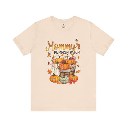 Grandma's Pumpkin Patch Tee, Customized Kid's Names Shirt, Fall T-Shirt, Autumn Apparel, Halloween Gift, Family Gathering Shirt, Harvest Celebration Wear