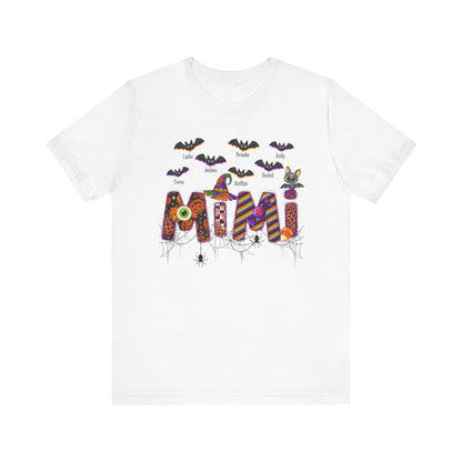 Spooky Season Customized Kid's Name Shirt, Gift for Mom & Grandma, Halloween Themed Tee