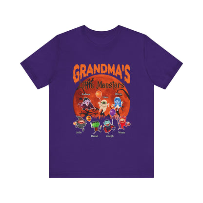 Halloween Family Monster Tee, Fun Gift for Mom & Grandma, Perfect for Halloween Parties, Family Gatherings, Trick or Treat
