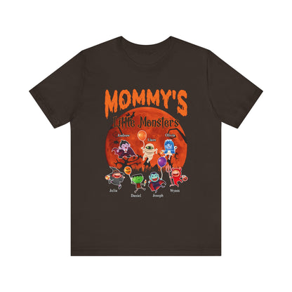 Halloween Family Monster Tee, Fun Gift for Mom & Grandma, Perfect for Halloween Parties, Family Gatherings, Trick or Treat