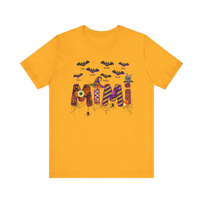 Spooky Season Customized Kid's Name Shirt, Gift for Mom & Grandma, Halloween Themed Tee