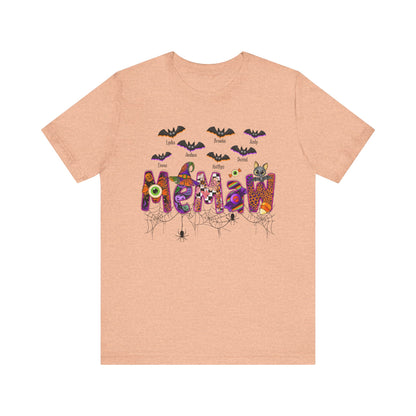 Spooky Season Customized Kid's Name Shirt, Gift for Mom & Grandma, Halloween Themed Tee