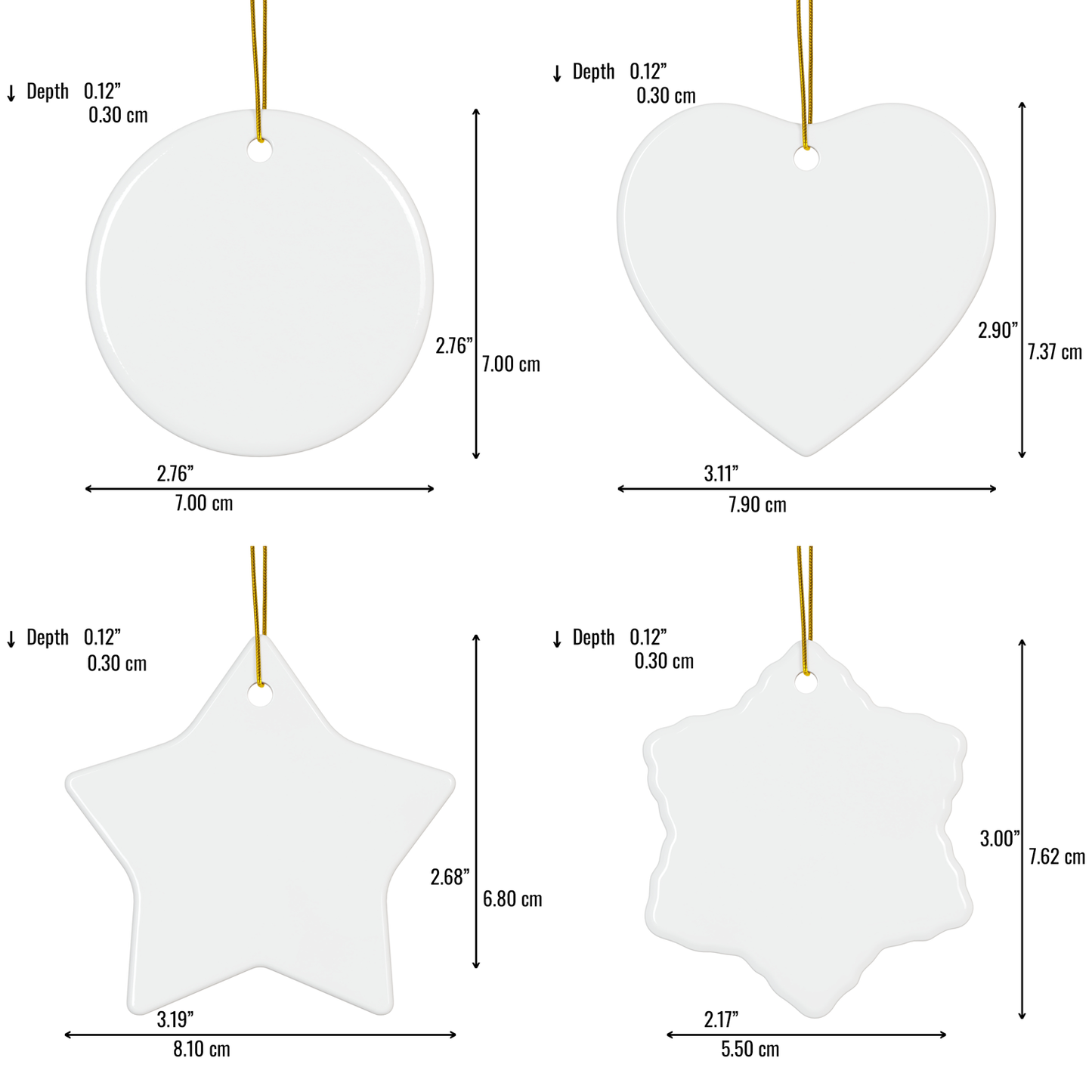 New Home Christmas Ceramic Ornament, First Christmas In Our New Home Ornament