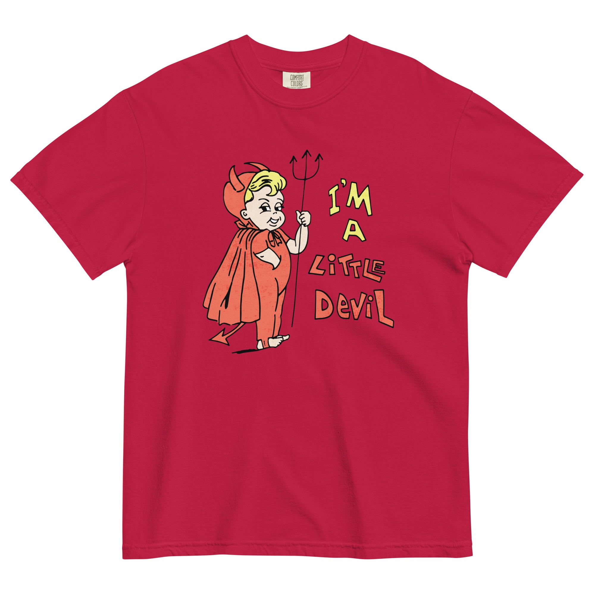 I'm A Little Devil Vintage Graphic T-shirt – Tenderbear